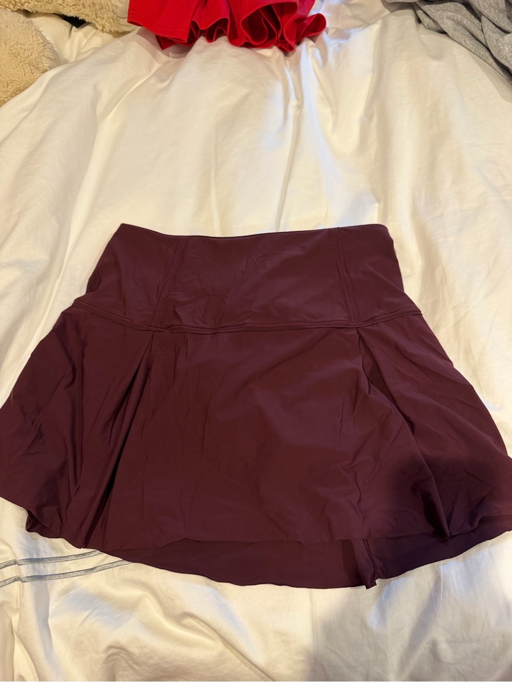 lululemon athletica Burgundy Athletic Skirt